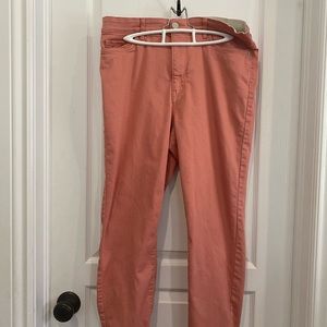 Ricki’s Crop Pant - Size 14 Coral